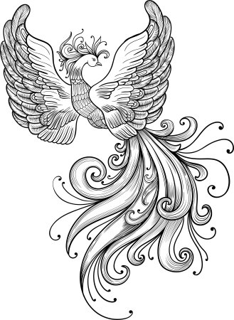 Жар птица рисунок