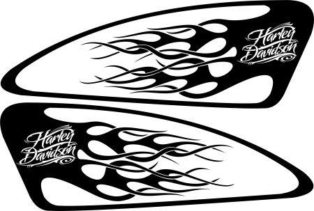 Наклейка на бензобак мотоцикла