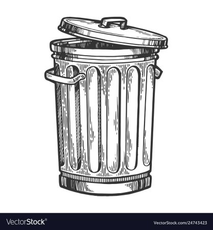 Мусорное ведро рисунок