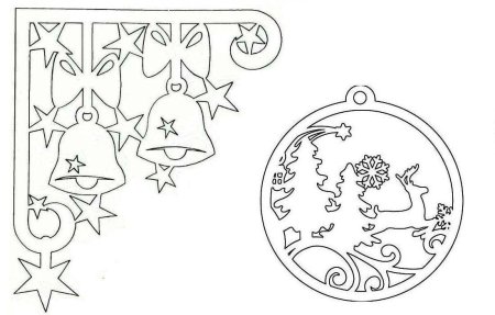 Трафарет "новогодний"
