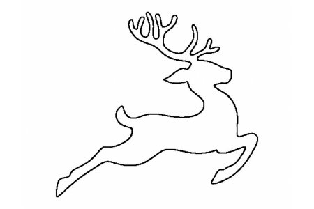 Снеговик трафарет для вырезания на окно