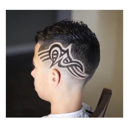 Красивые узоры для стрижки мальчика