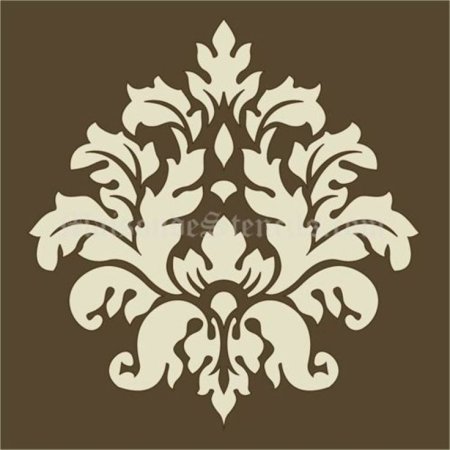 Трафаретные узоры на стены