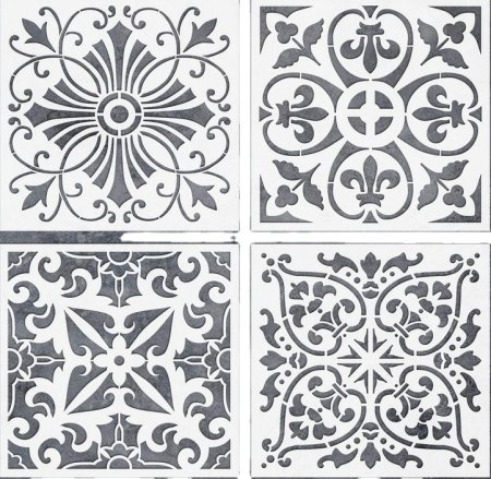 Трафареты для росписи плитки