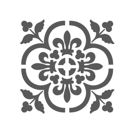 Трафареты для декора пола