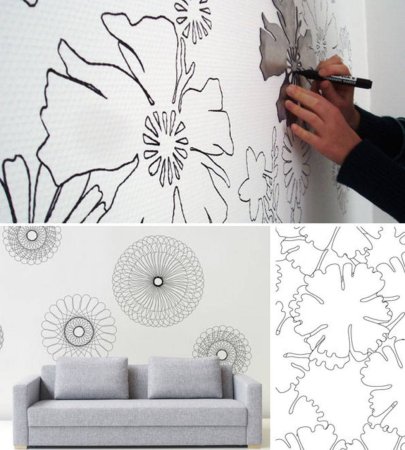 Наклейки на стену