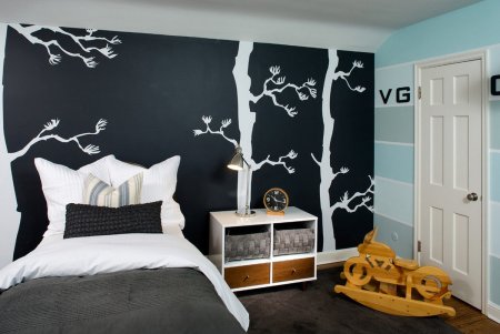 Трафарет для спальни