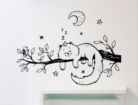 Рисунки на черной стене