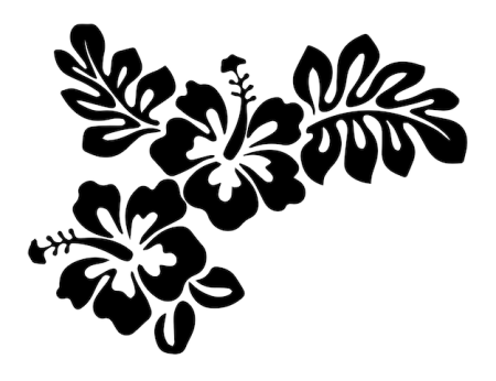 Цветочные трафареты для декора