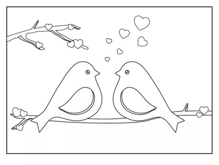 Птички на ветках трафарет новогодний