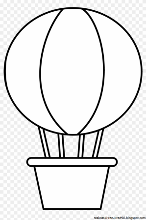 Воздушный шар раскраска