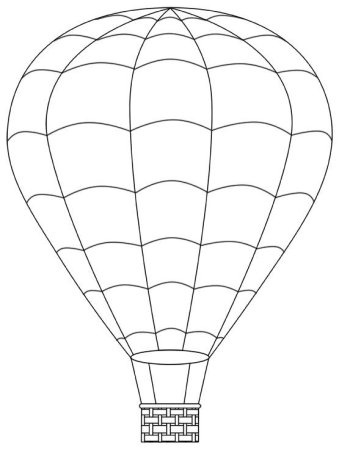 Воздушный шарик сердечко раскраска