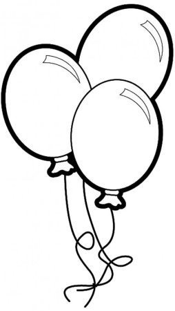 Раскраска воздушных шаров
