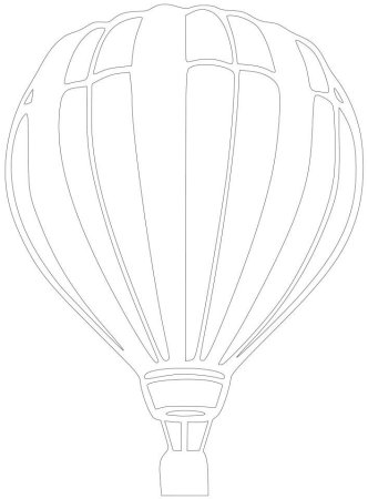 Воздушные шары раскраска для детей