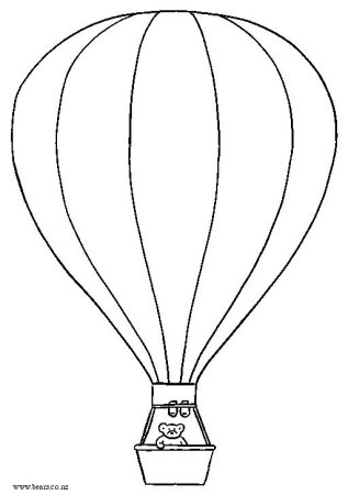 Раскраска шарики воздушные для детей