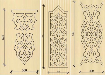Прорезная резьба по дереву чертежи наличники
