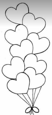 Воздушный шар раскраска