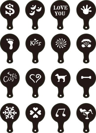 Кофе рисунок набор