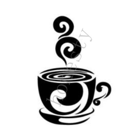 Шаблоны для рисунка кофе