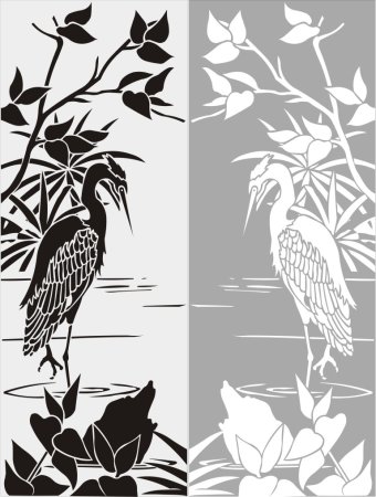 Трафареты для гравировки на стекле