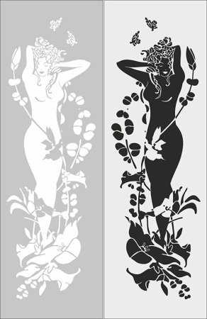 Трафареты для гравировки по стеклу