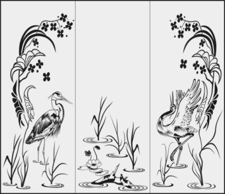 Трафареты для декора шкафа