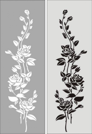 Зеркало трафарет