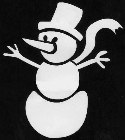 Новогодние ветраж на окна