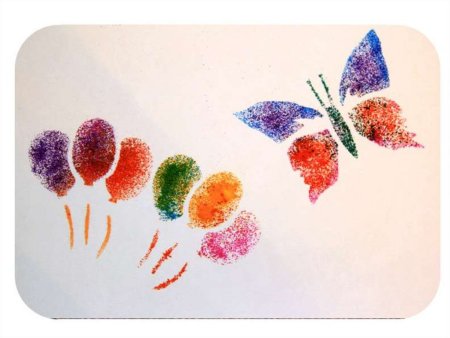 Метод набрызга в рисовании