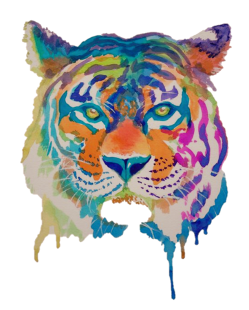 Разноцветный тигр