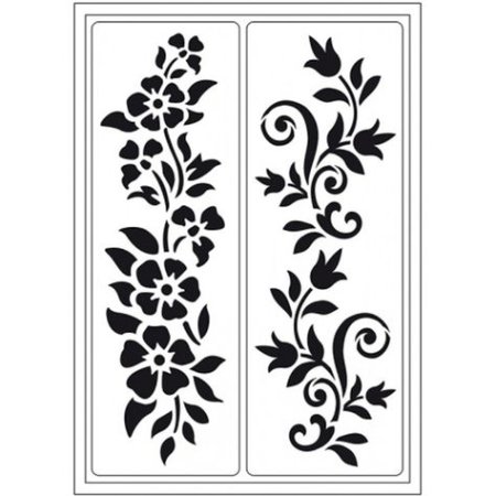 Трафареты для декора ящика