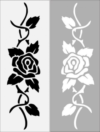 Трафаретные узоры на стены