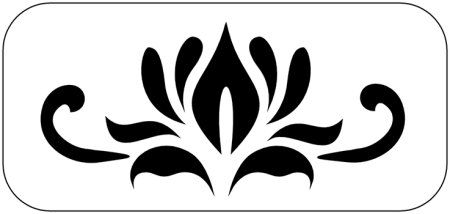 Простые трафареты для декора