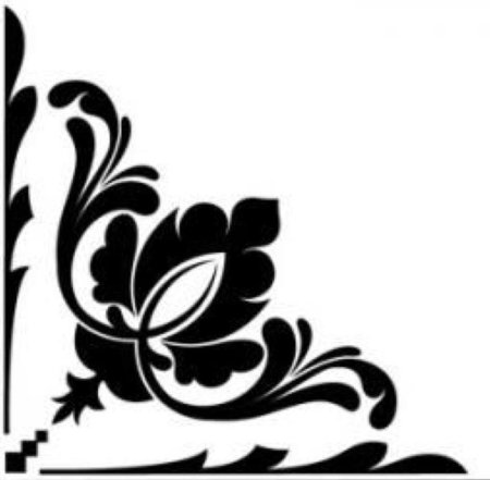 Трафарет угловой