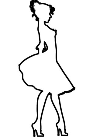 Контур человека