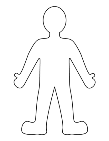 Контур человека