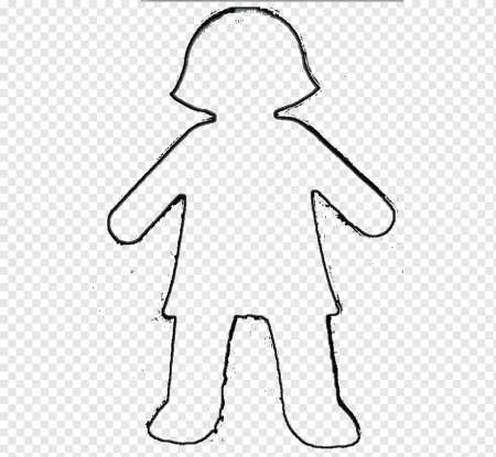 Силуэт человека схематичный