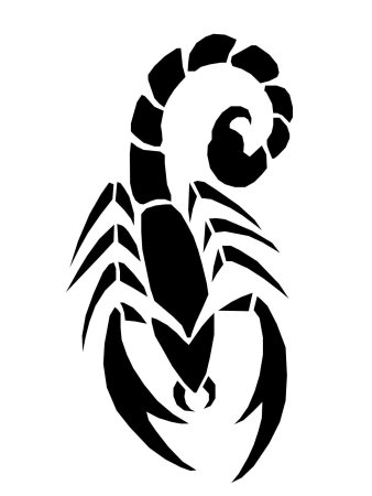 Скорпион тату эскиз