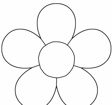 Ромашка раскраска для детей