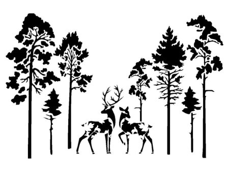 Очертания леса