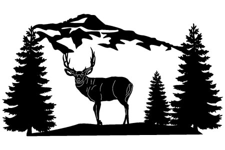 Лес раскраска для детей