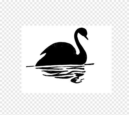 Лебедь раскраска для детей