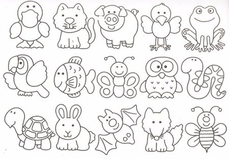 Раскраски много на одном листе