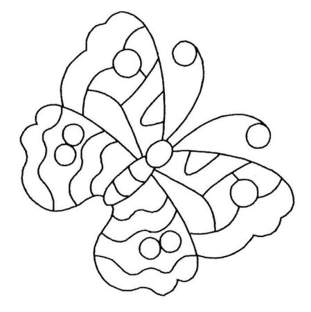 Раскраска "бабочки"