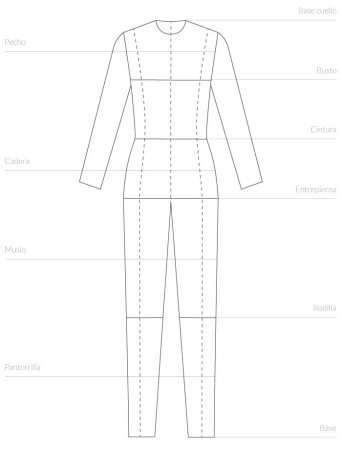 Макет технический рисунок одежды