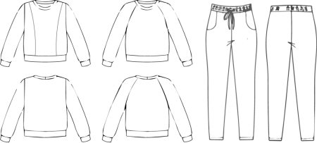 Эскиз спортивного костюма