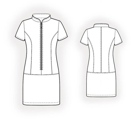 Моделирование прямого платья