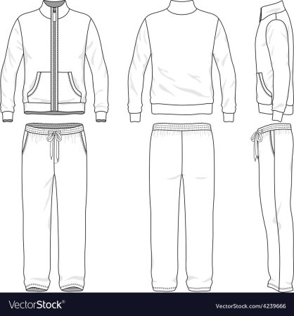 Эскиз спортивного костюма