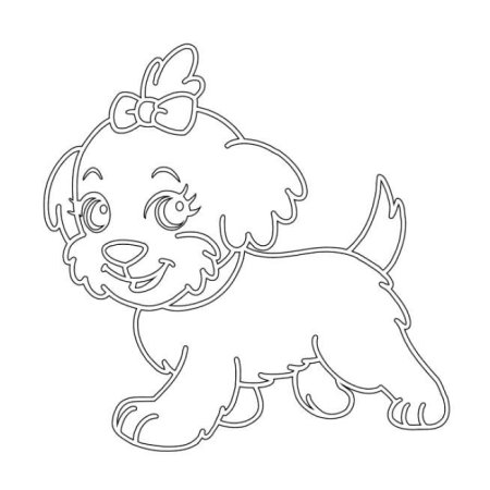 Трафареты собаки