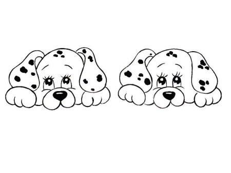 Трафарет собачки